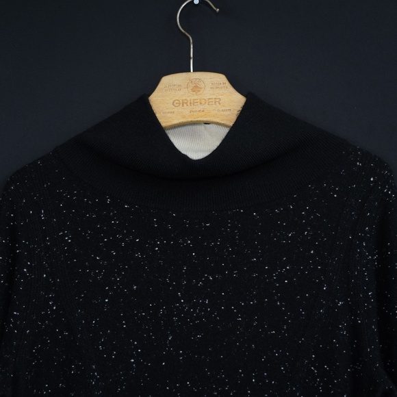 Rag & Bone 100% Cashmere Black Speckled Sweater, Medium, Beautiful Condition - Picture 13 of 16